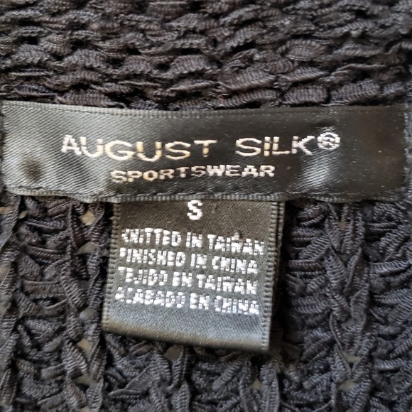 August Silk Sportswear Cropped Sweater - S - Picture 3 of 5